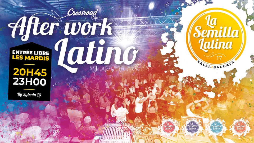 Affiche de l'événement MARDIS AFTERWORK LATINO du 15/12/2026 à Angoulins-sur-Mer