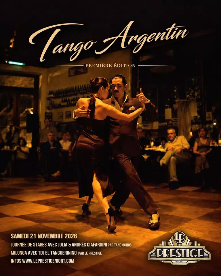 Affiche de l'événement La Milonga du Prestige du 21/11/2026 à Niort