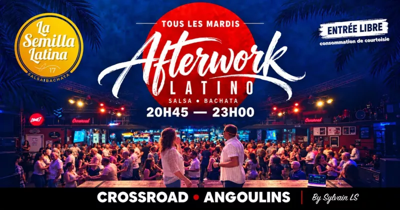 Affiche de l'événement MARDIS AFTERWORK LATINO du 27/10/2026 à Angoulins-sur-Mer
