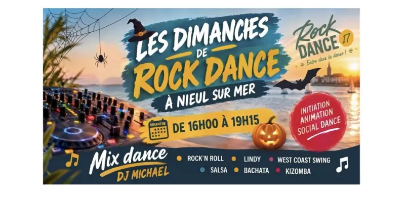 Affiche de l'événement Mix Dance à Nieul sur mer - Halloween du 01/11/2026 à Nieul-sur-Mer